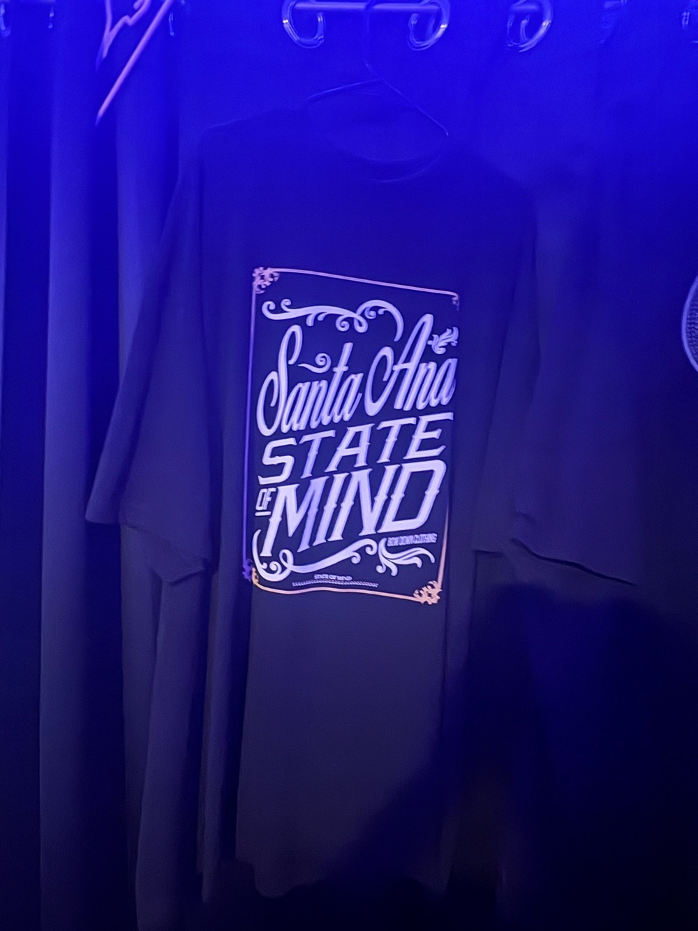 Santa Ana State of Mind Graphic Tee - Black